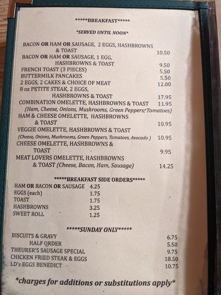 L.D.'s Cafe Menu image 4